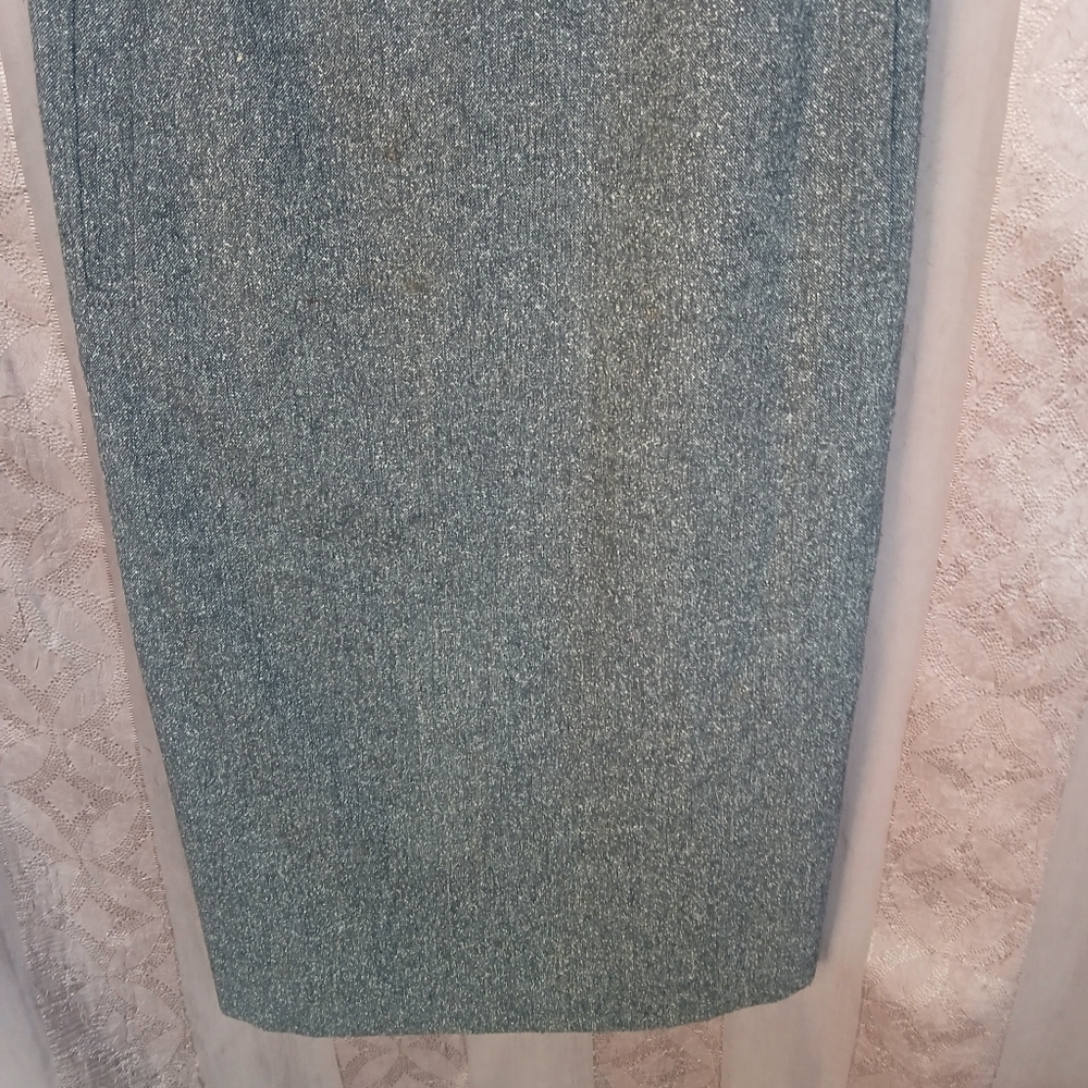 💎 Tory Burch Women's Dress Tweed Cadet Elegant Gray Sleeveless Dress #0214 - Picture 10 of 10